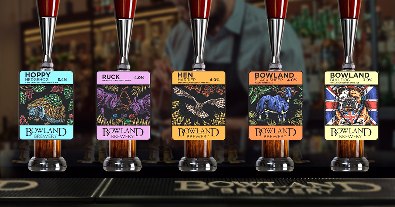 Bowland Brewery Pump Clip Design