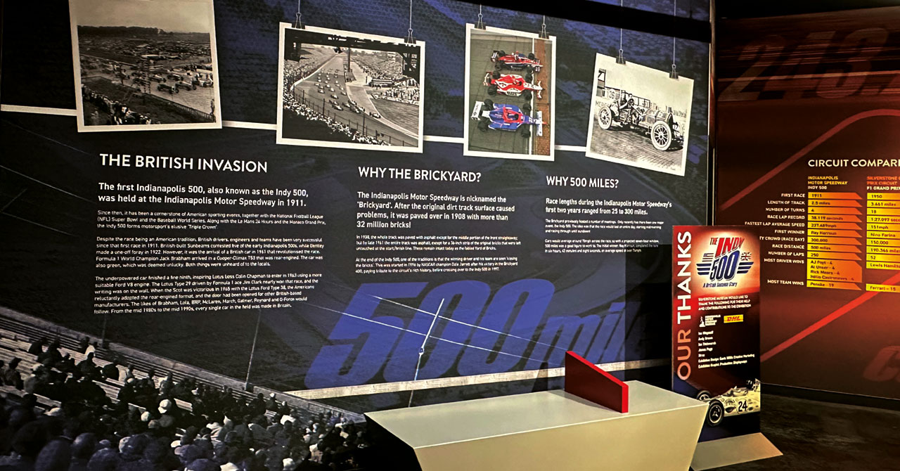 Silverstone Museum - Exhibitions graphics