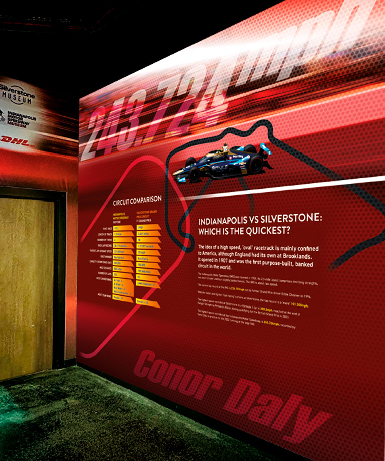 Silverstone Museum - Exhibitions graphics