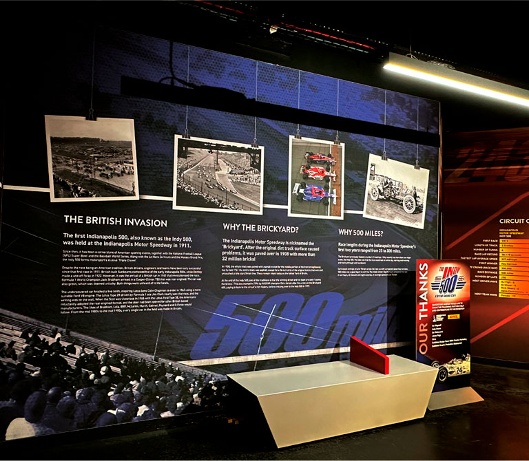 Silverstone Museum - Exhibitions graphics