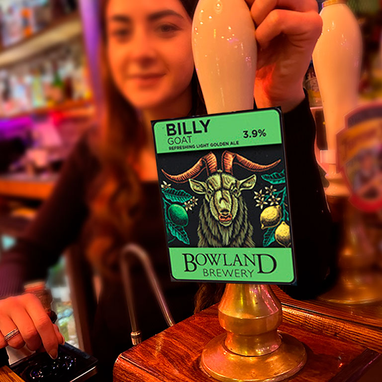 Bowland Brewery Pump Clip Design