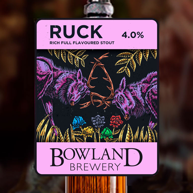 Bowland Brewery Pump Clip Design